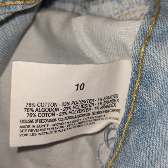 BANDOLINOBLUE STRETCH CAPRI SIZE 10 - Picture 5 of 5